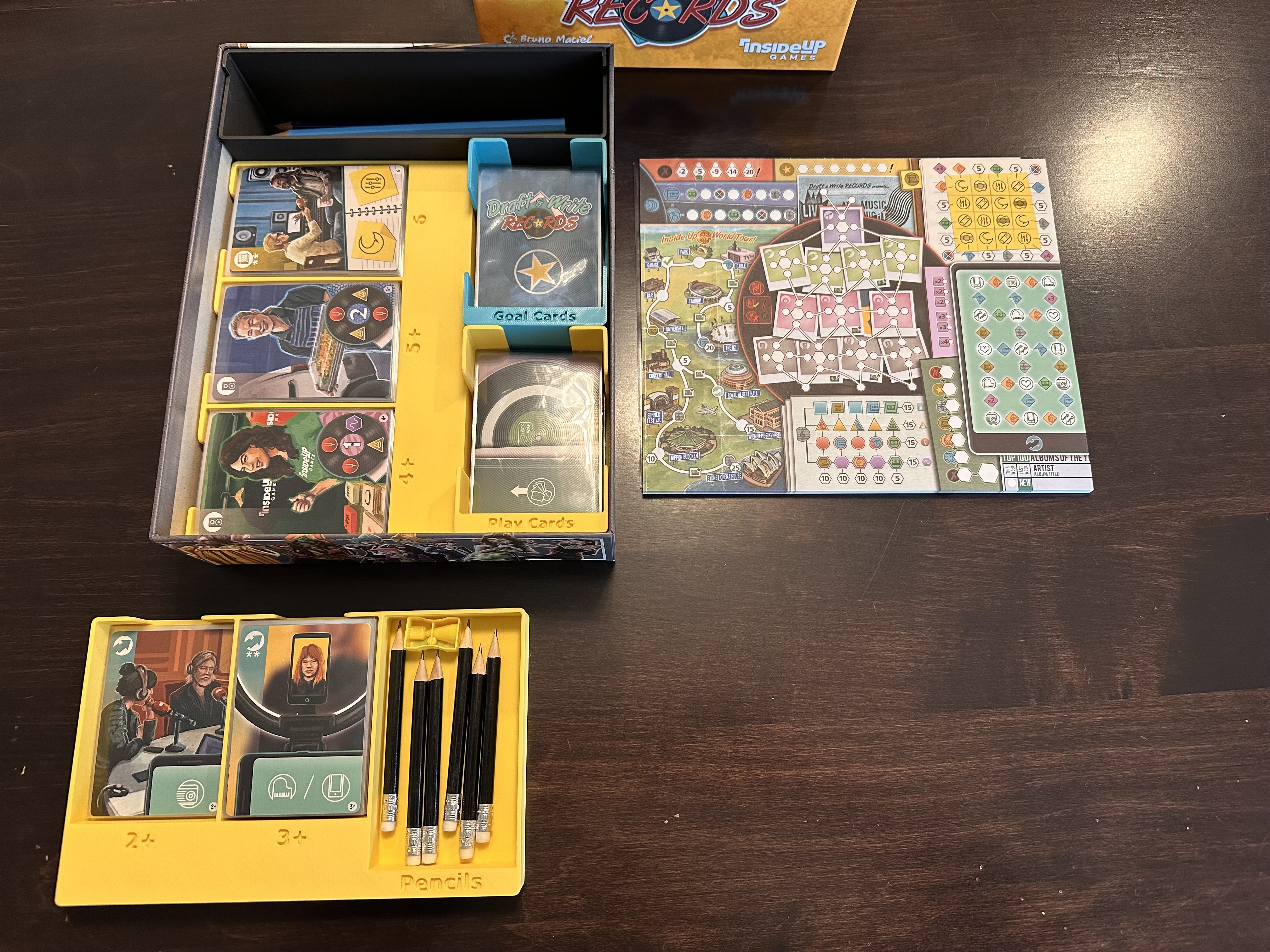 Draft & Write Records Board Game Insert — thumbnail 4
