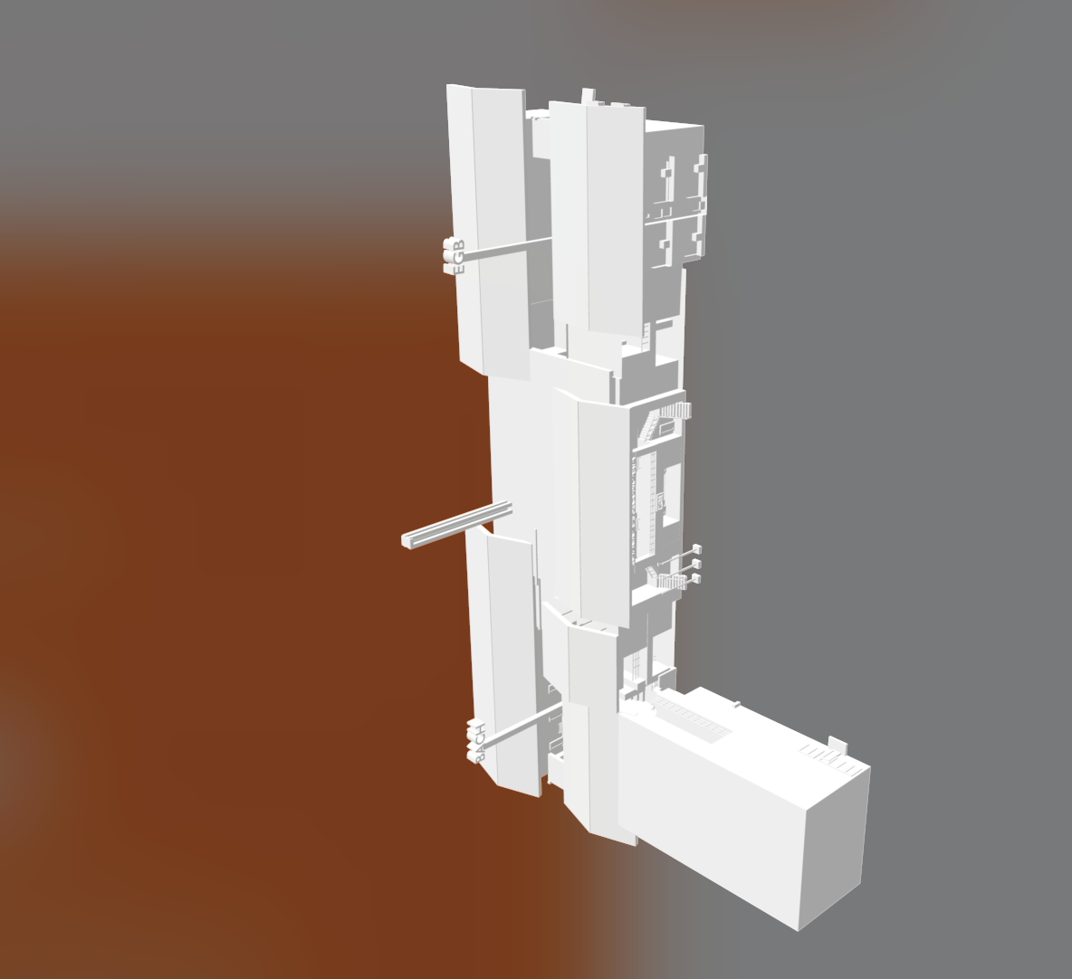 Edificio de secundaria UEMTN 3D
