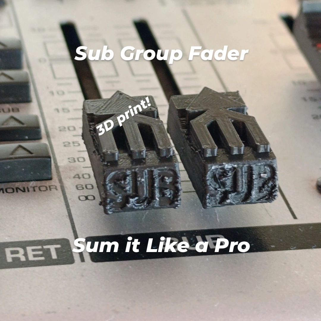 Sub Group Fader – Sum It Like a Pro