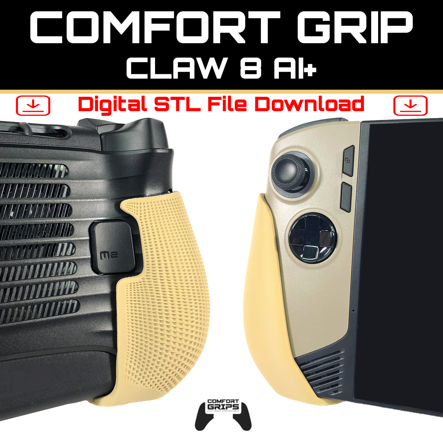 Comfort Grips for MSI Claw 8 AI Plus