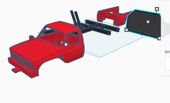 1986 square body 1/24 scale rc cab