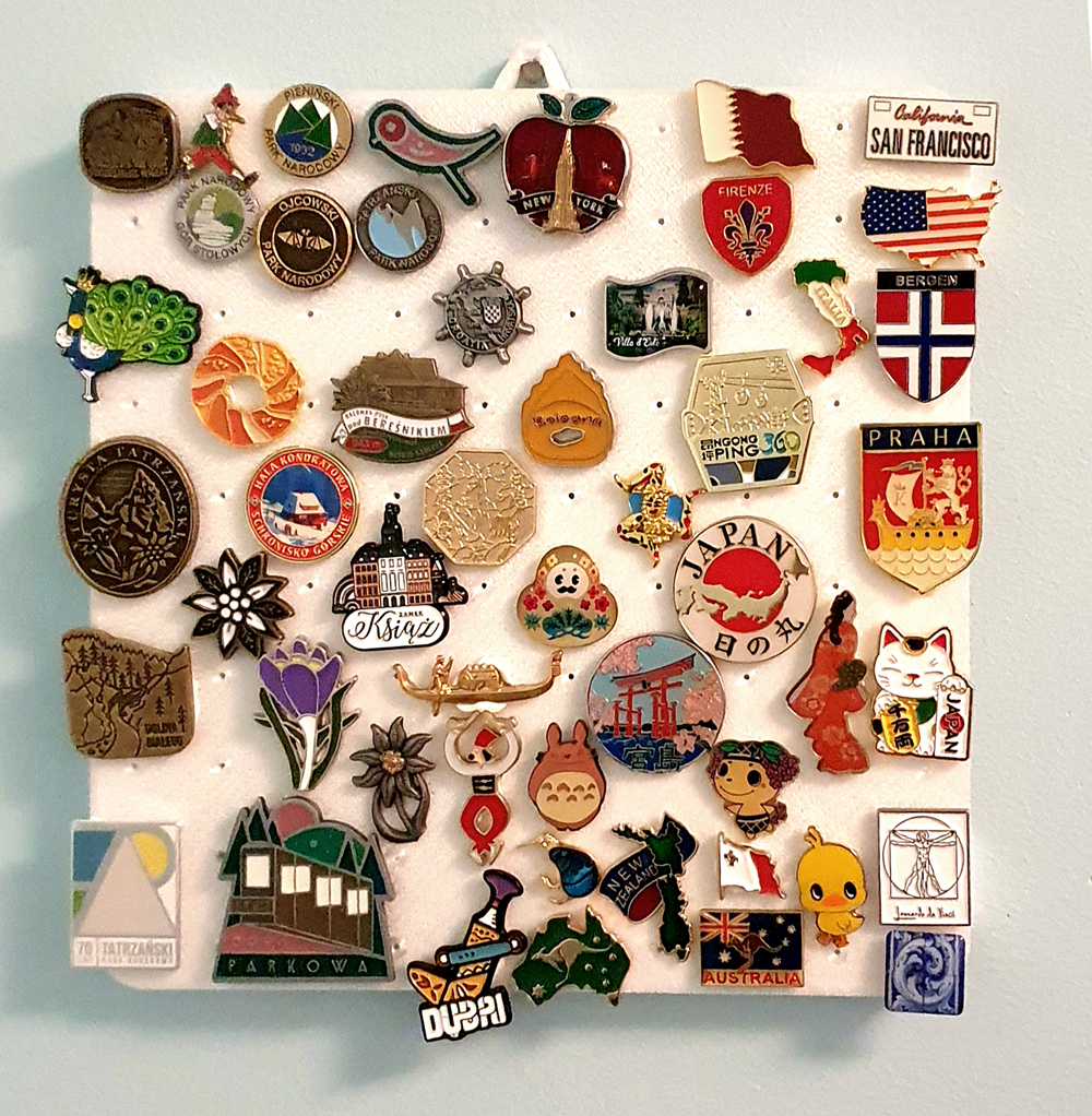 Colectors Pins display board - modular