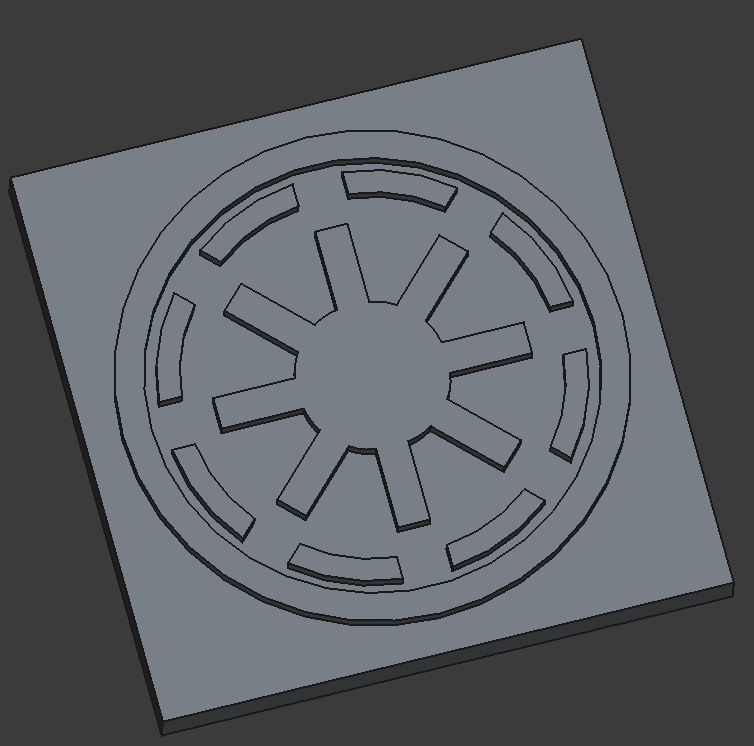 Republic Logo (Star Wars) Deco plate