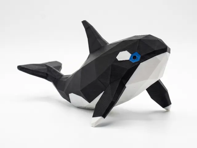 Ollie the Orca – Low Poly ZOO