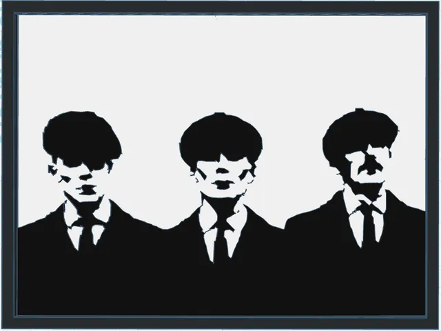 Peaky Blinders Inspired Wall Plaque – Three Half-Bust Silhouette Portraits 15x20cm