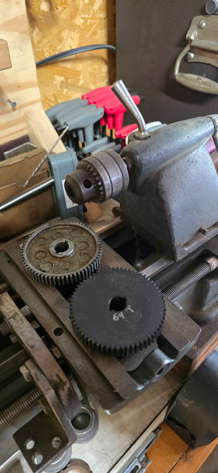 64 Tooth gear for Atlas Craftsman 109 lathe gear train