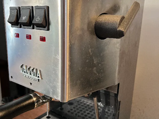 Gaggia Classic - Steam Knob Lever