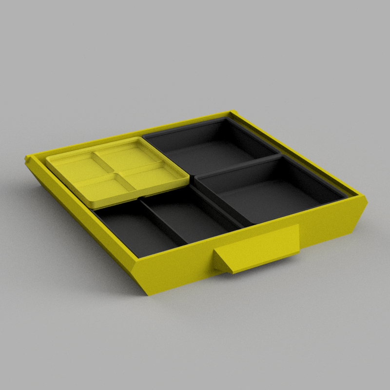 Under Desk Drawer - Gridfinity by AdamsMakerLab | Download free STL ...