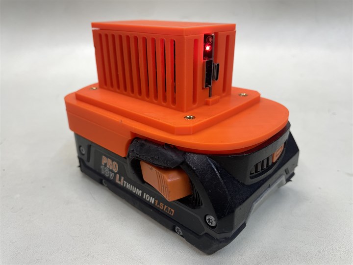 AEG/Ridgid to USB type-C/A adapter