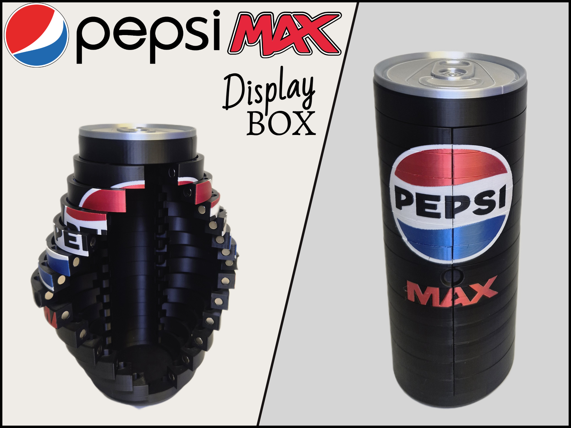 Pepsi Max folding door display box