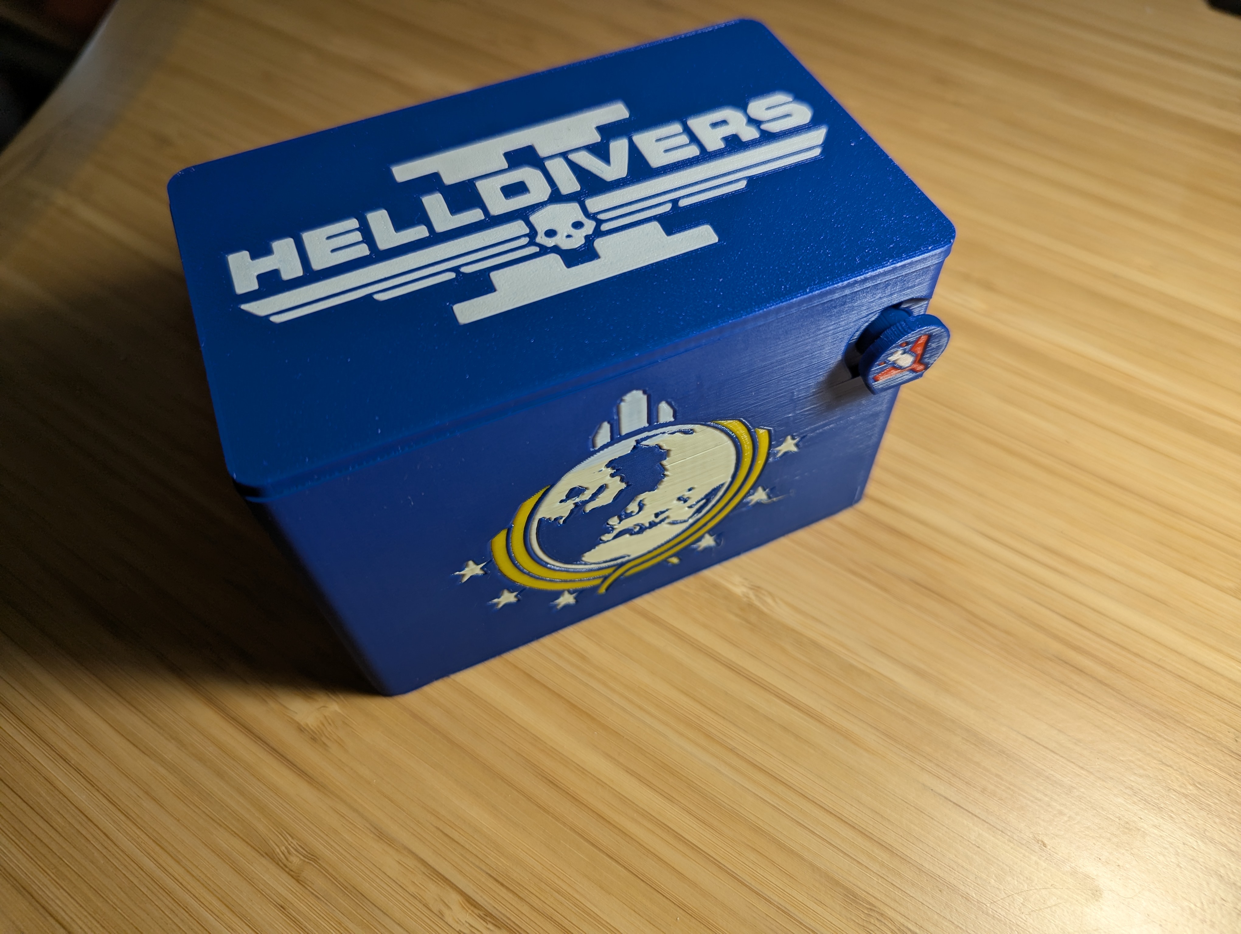 Helldivers MTG Commander Deck Box