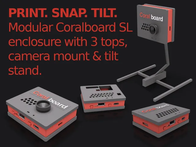 Coralboard SL Modular Case with 3 Top Panels & Tilting Stand