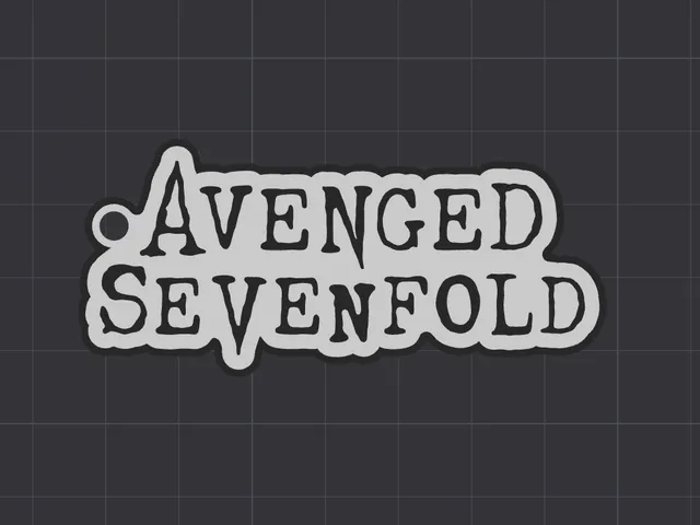 AVENGED SEVENFOLD KEYCHAIN (no ams)