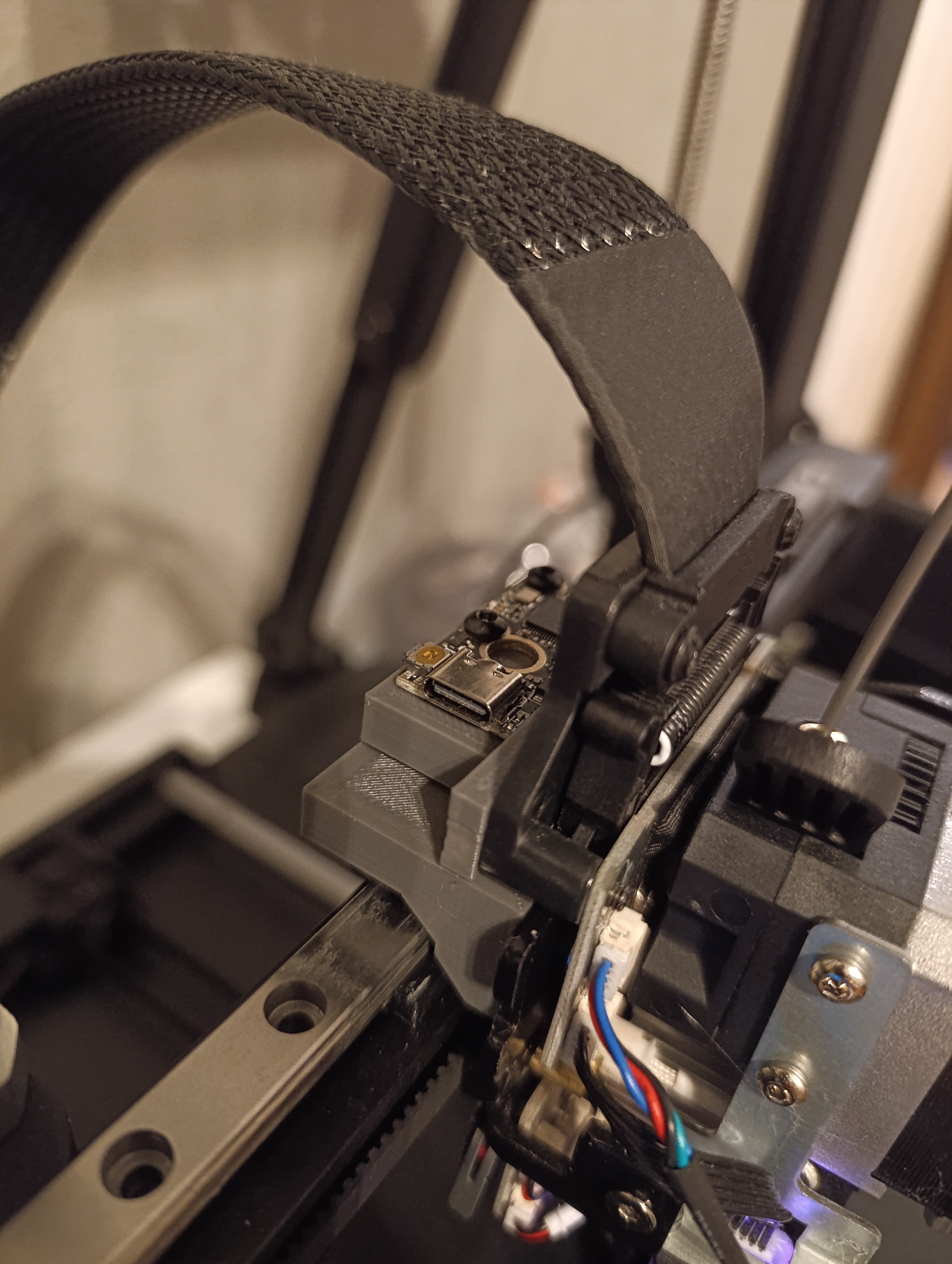Ender 3 V3 SE – BIGTREETECH ADXL345 Mount (Linear Rail Upgrade Only)