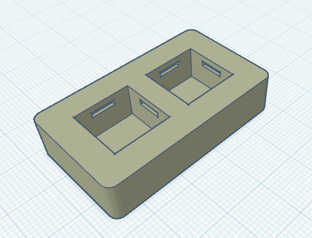 Keyboard clicker 1x2