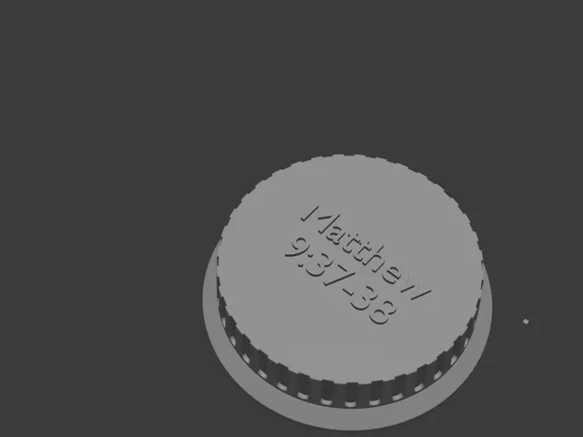Rear Lens Cap EF/EF-S With Bible Verse