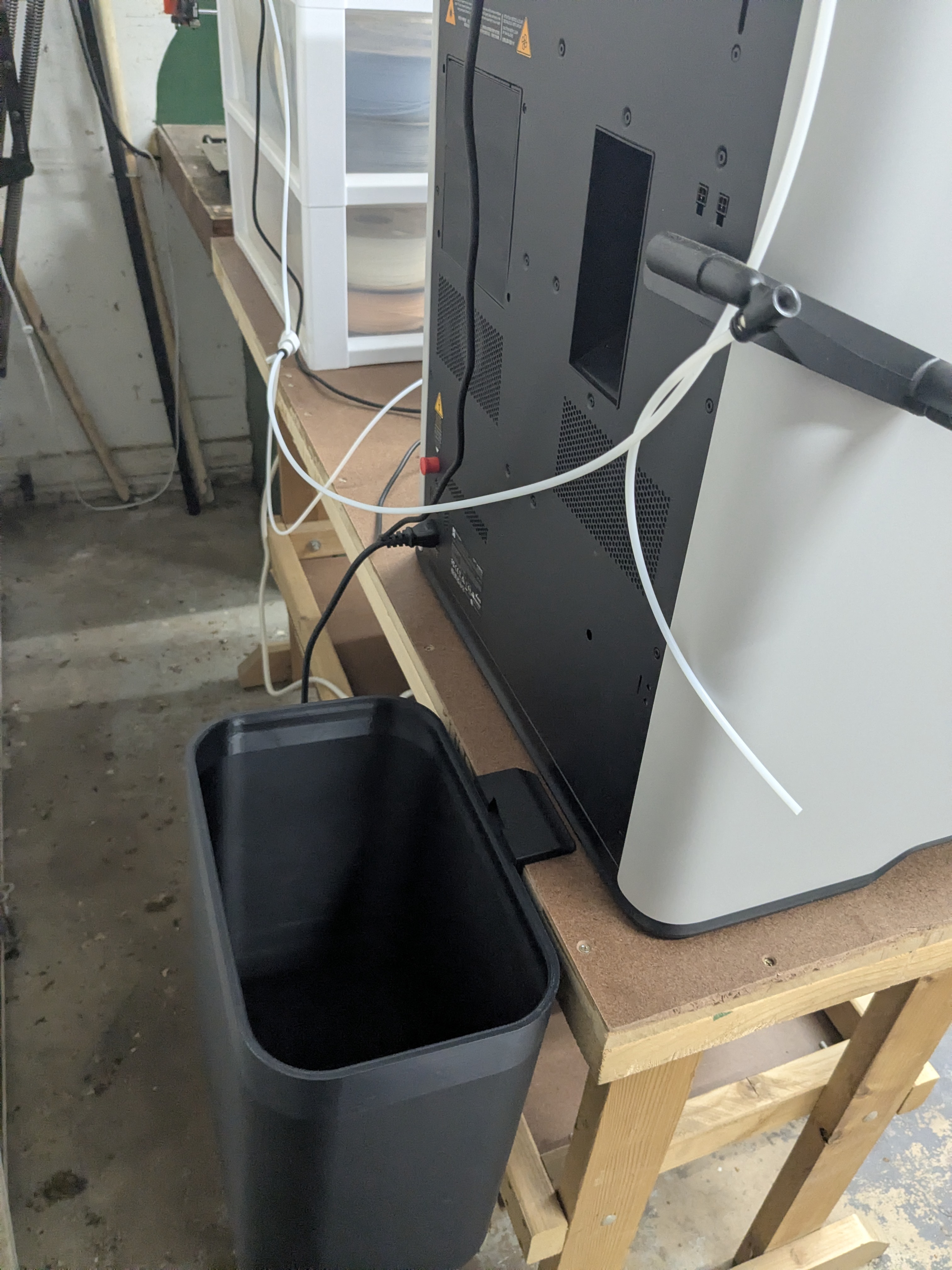 Big ah Desk Bin + Desk Attachment Point With Screw