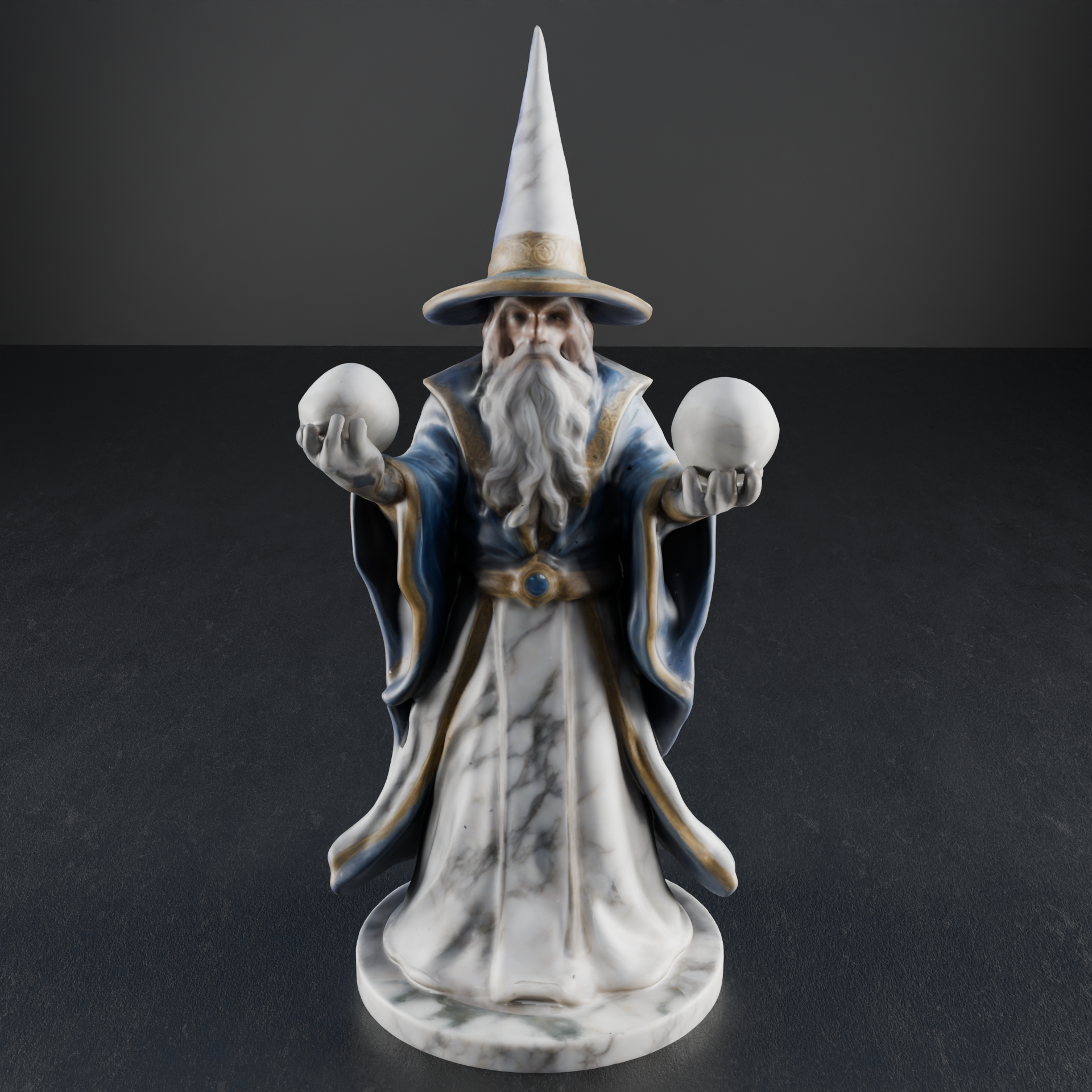 Magician figurine