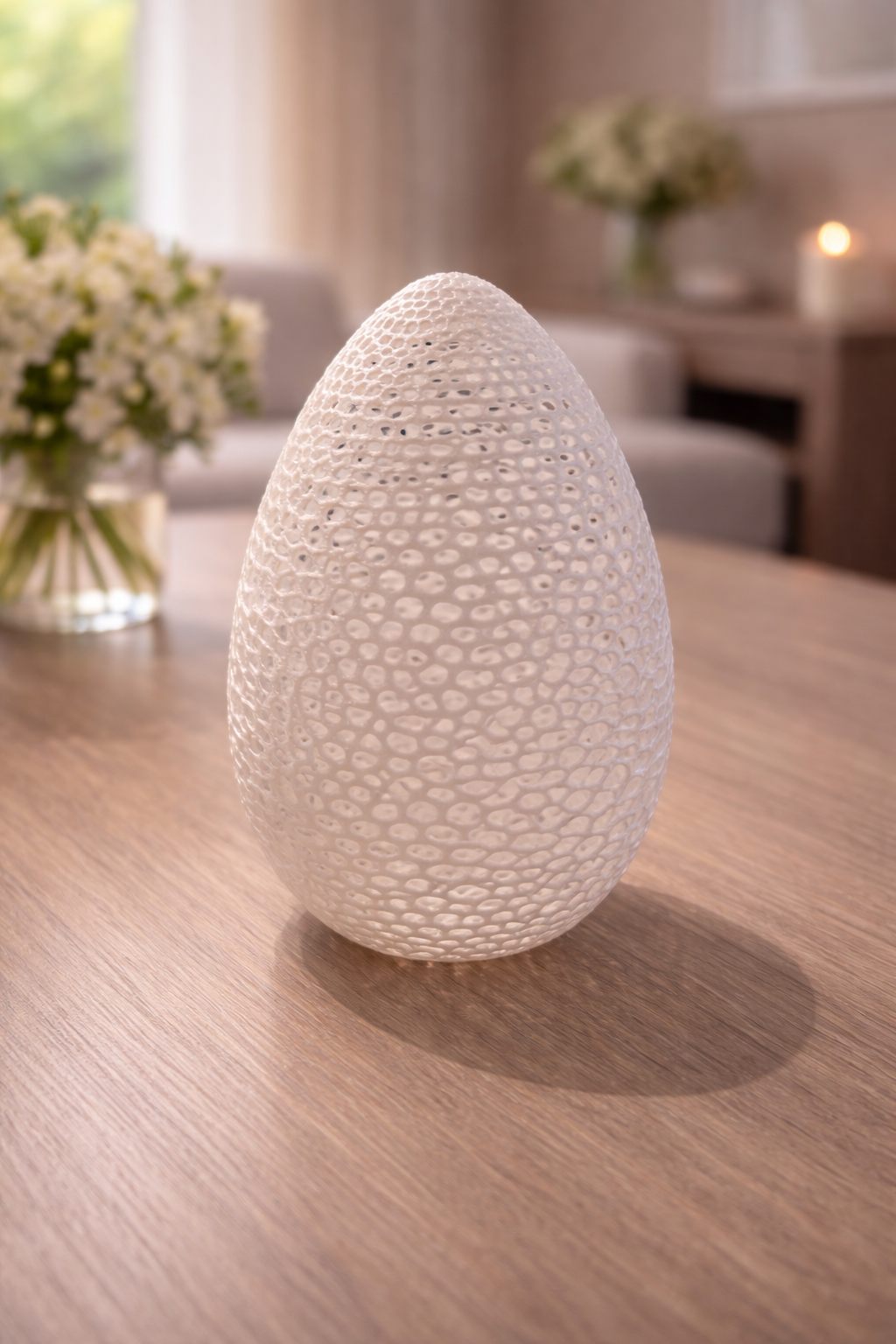 Lattice Egg – Easy Print Decorative Model