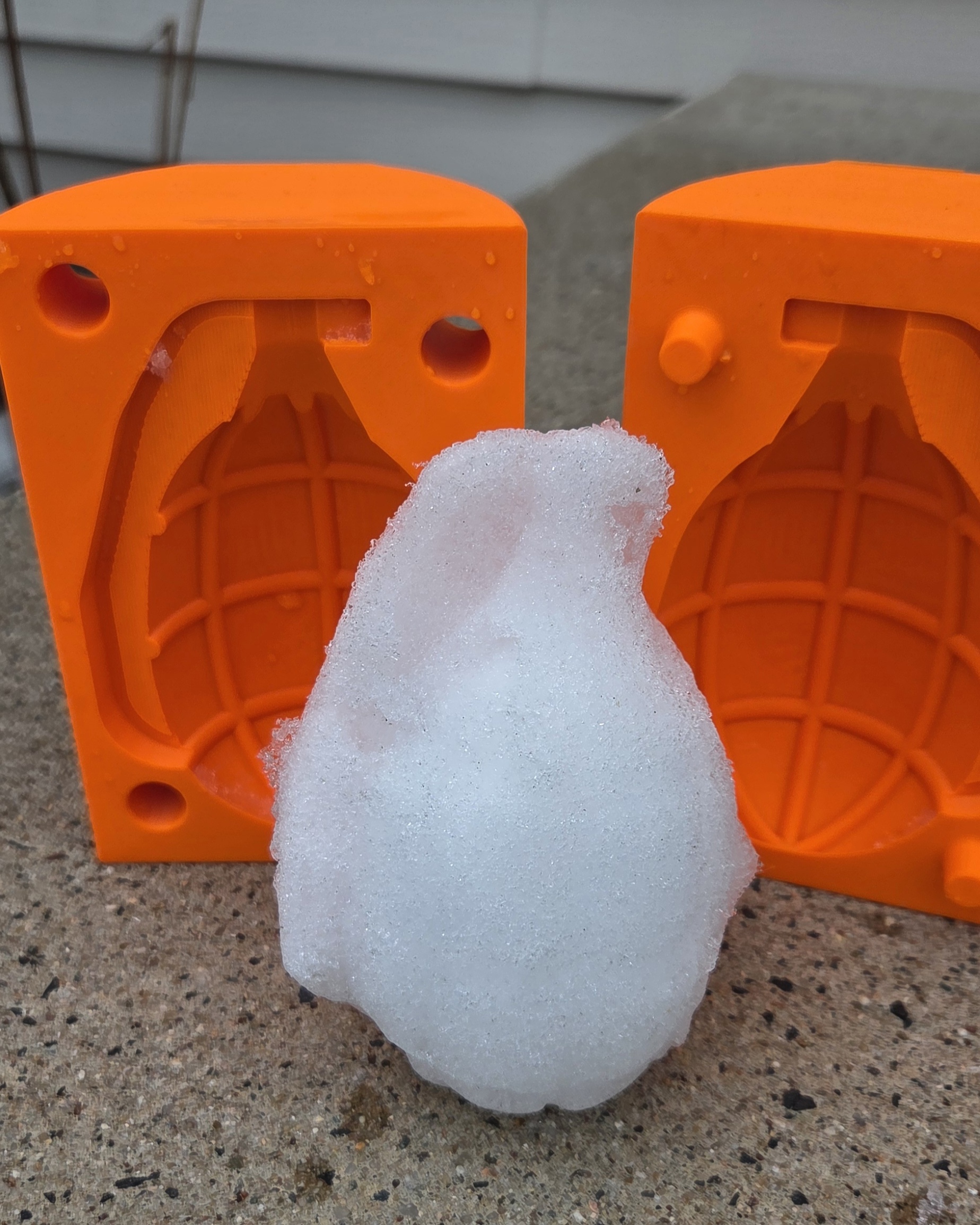 Snow Grenade Mold