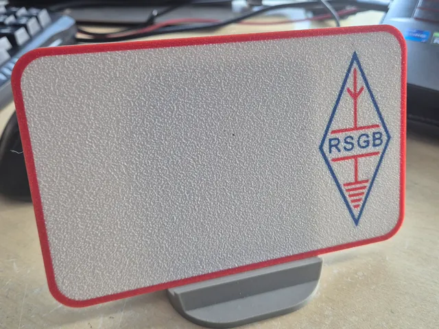 RSGB Amateur Radio plaque