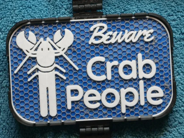 Crab People sign