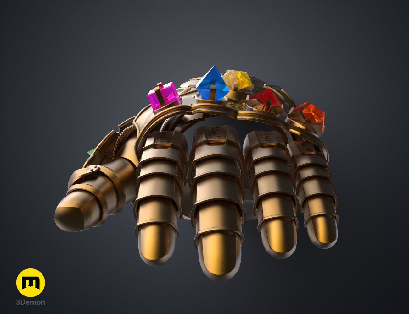 The Infinity Gauntlet – Wearable DnD Dice Holder — miniatura 19