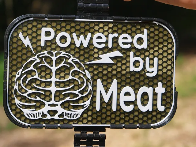 Powered by Meat sign