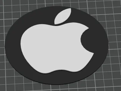 Apple logo for office or workshop