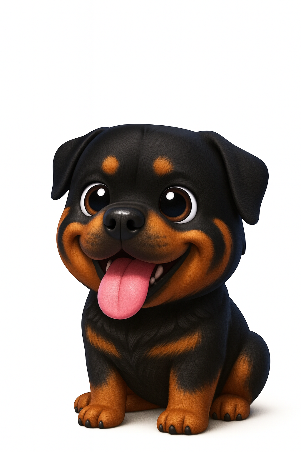 Cute rottweiler