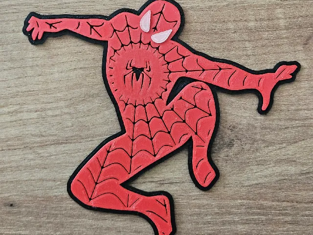 Spider Man Wall Art (Multicolor)