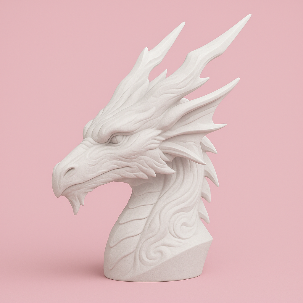 Sky Dragon Head — Free .3mf 3D Printable