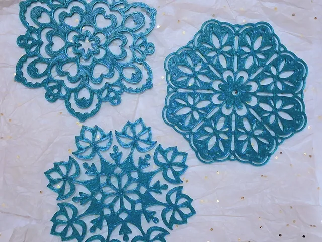 Snowflake Ornaments (Set 5)