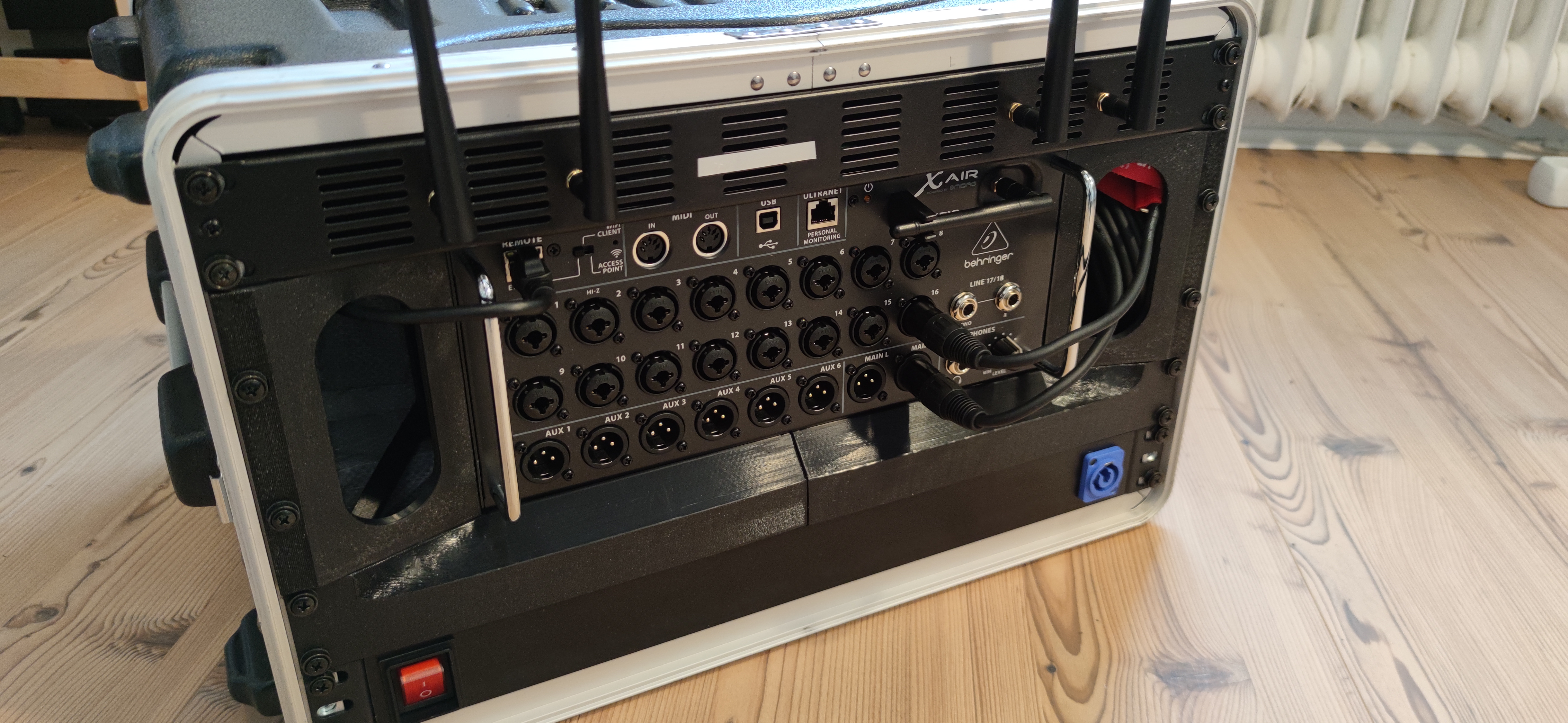 Recessed Rackmount for Behringer X Air XR18