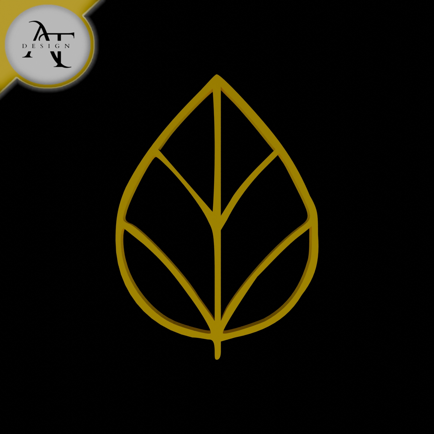Simple Leaf Symbol - 2D Art