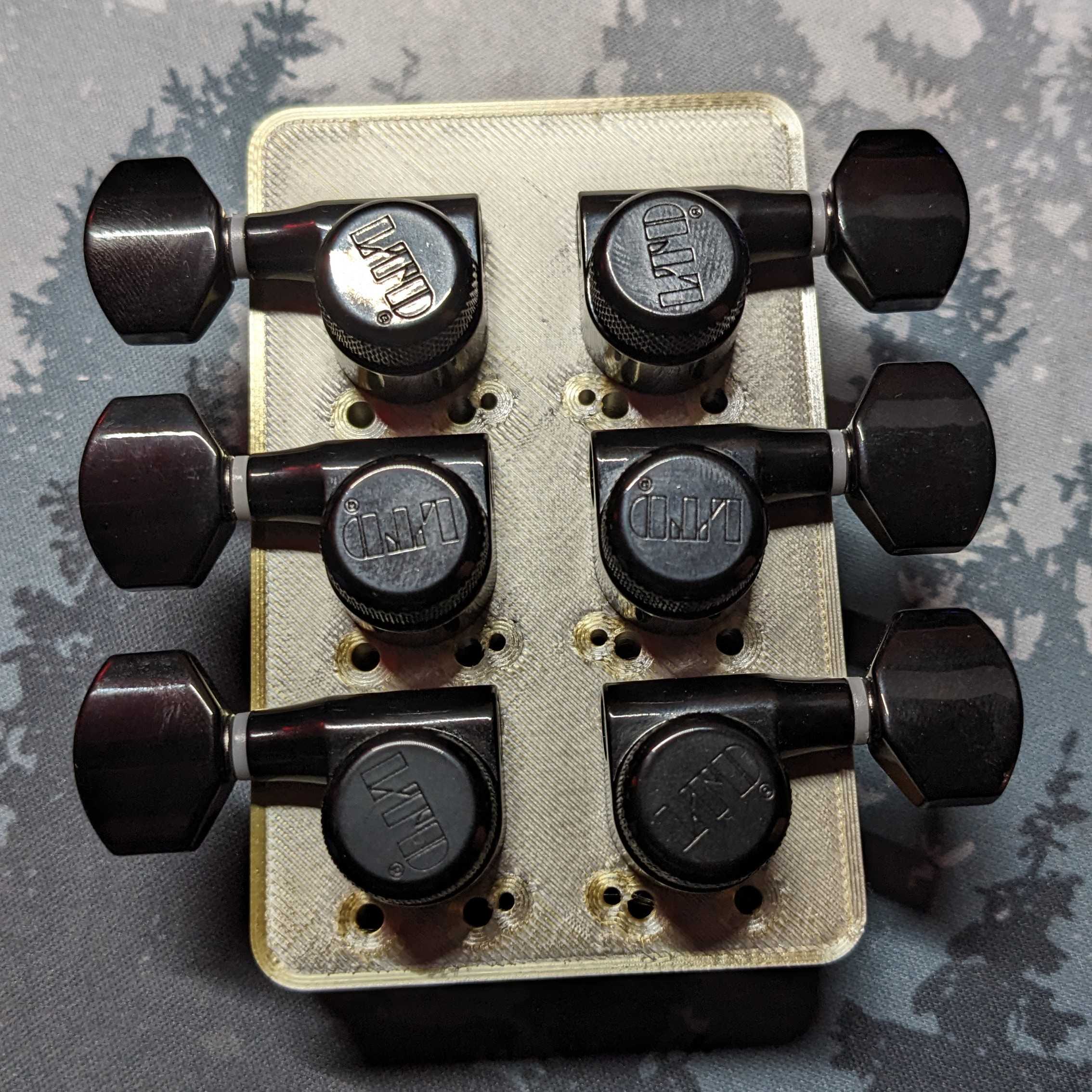 3x3 Gotoh/Fender/LTD Tuner Peg Shipping Plate