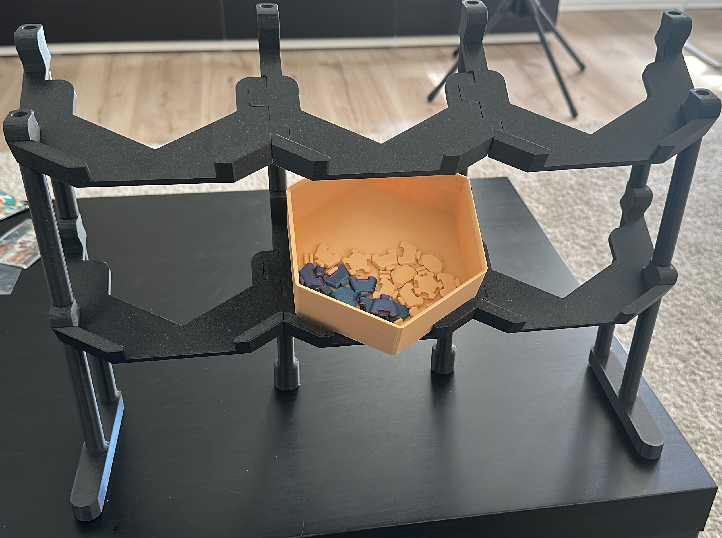 Miniatura 2 do modelo 3D Box mount stand modular stackable