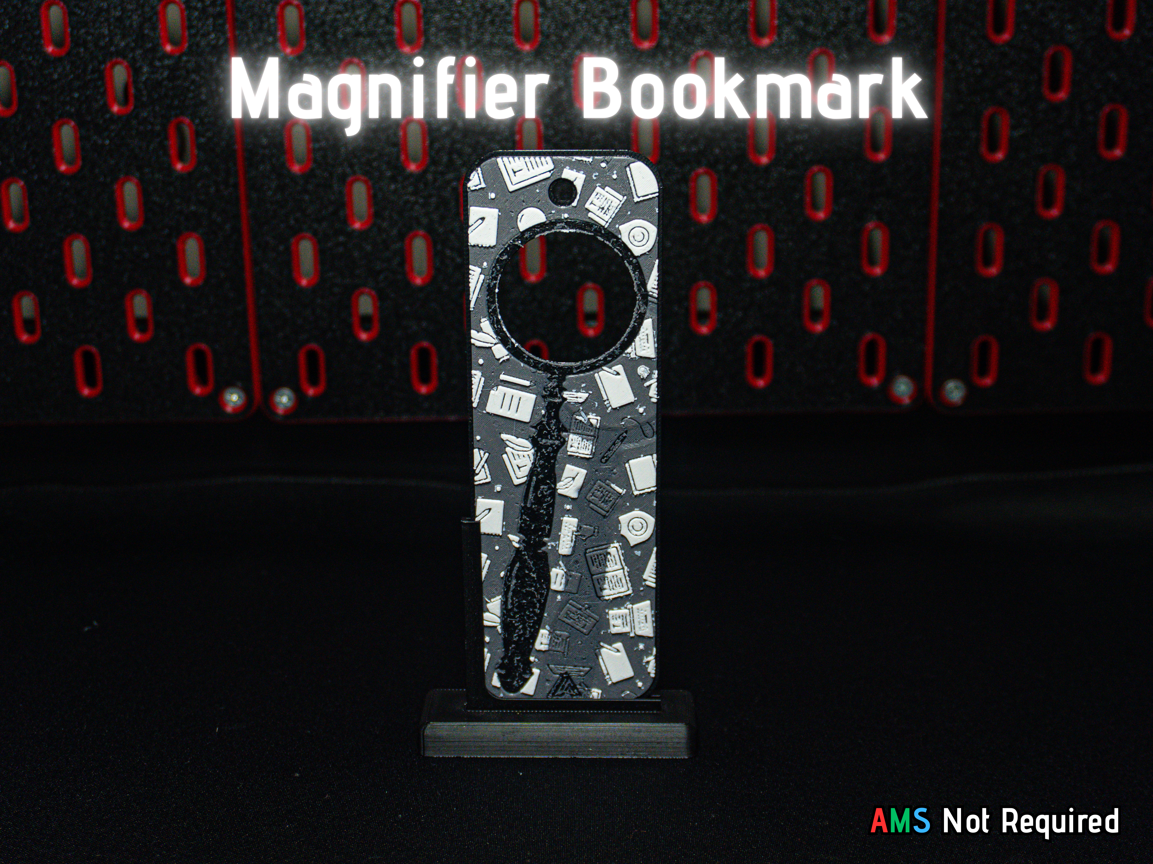 Magnifier Bookmark - Hueforge