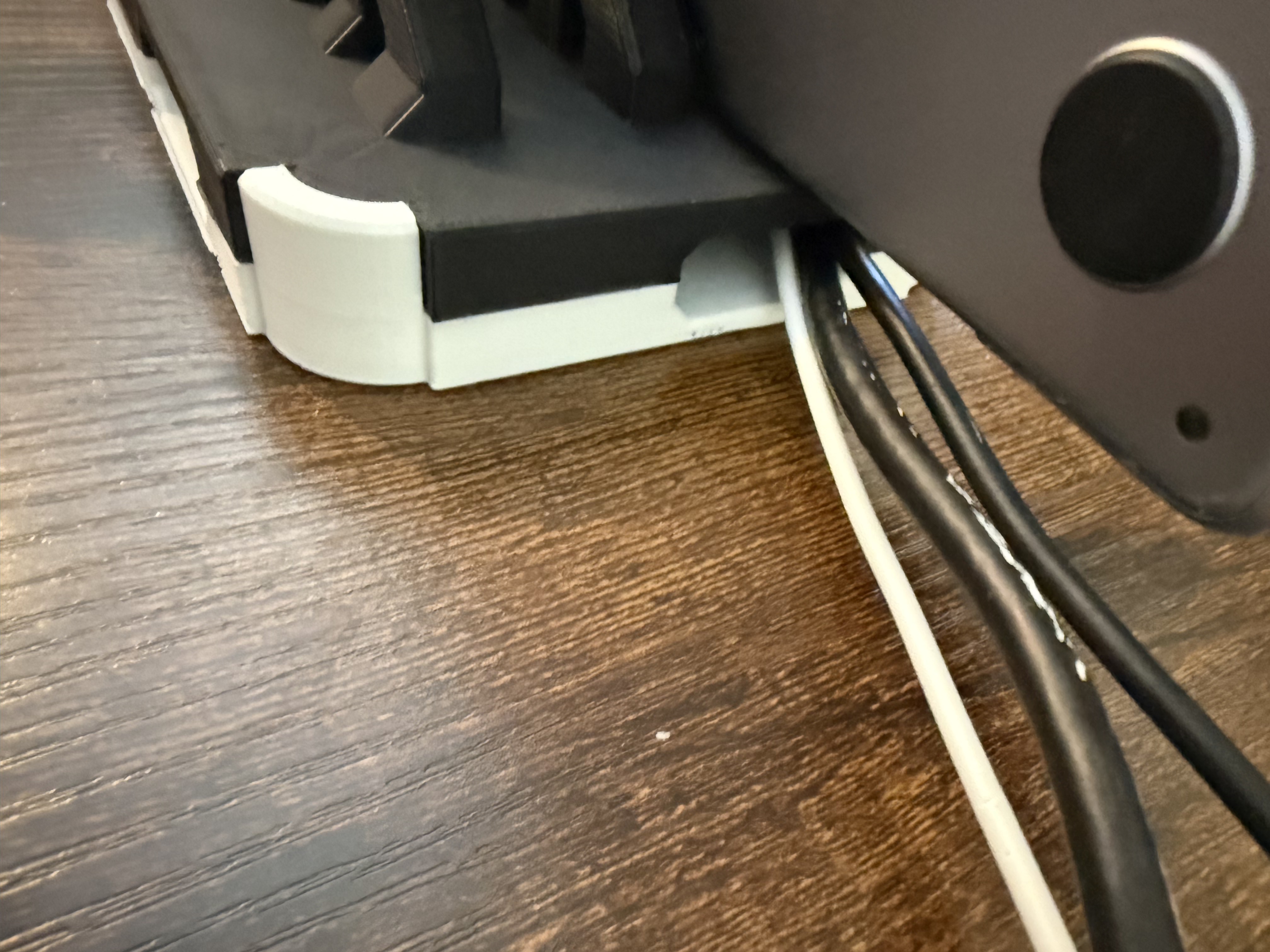 Dual Vertical Laptop Stand and Anker USB-C hub holder. — thumbnail 2