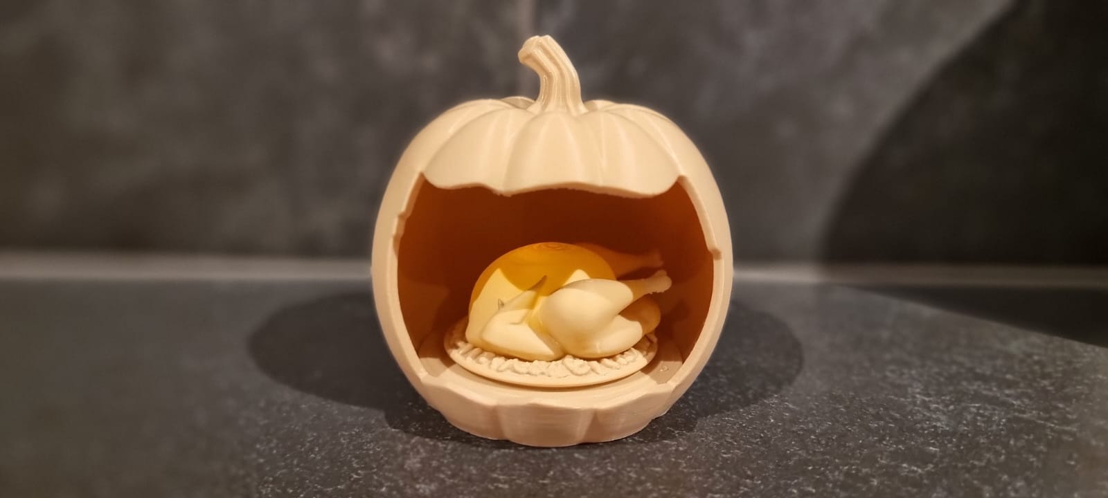 Thanksgiving Dinner in a Pumpkin
