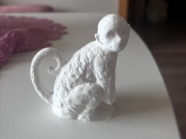 Curious Monkey Figurine