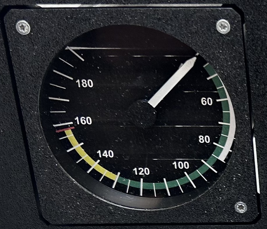3D Printed Airspeed Indicator aircraft simulator