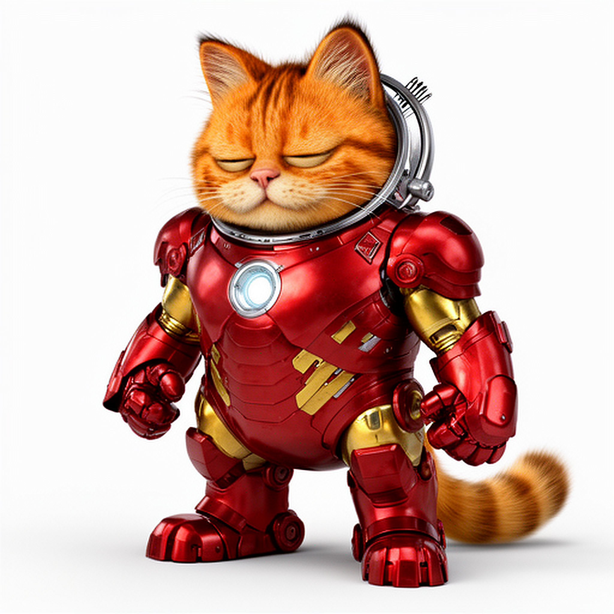 Garfield Iron Man Ring Figure