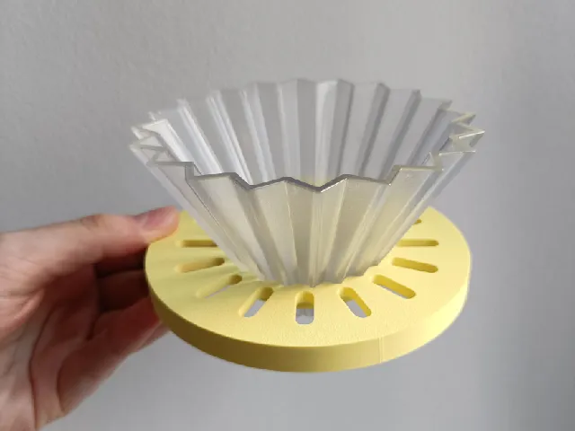Origami dripper stand V2 with holes