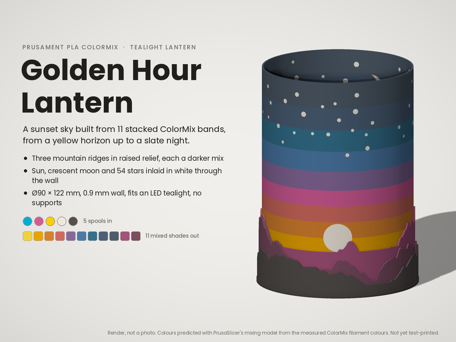 Golden Hour Beautiful Tealight Lantern