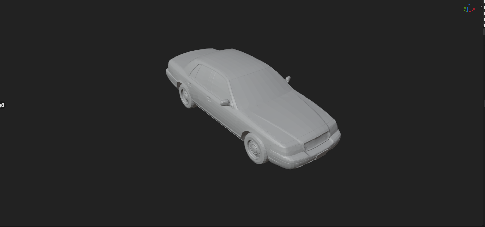 Ford Crown Victoria 1992 – Detailed 3D Printable Car Model (STL)