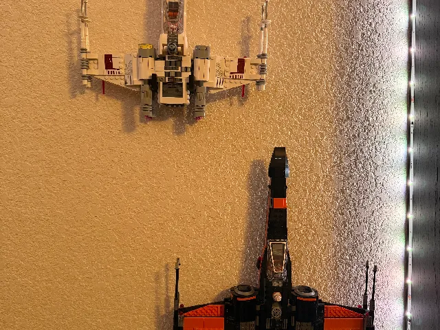 Lego X-Wing Wall Mount
