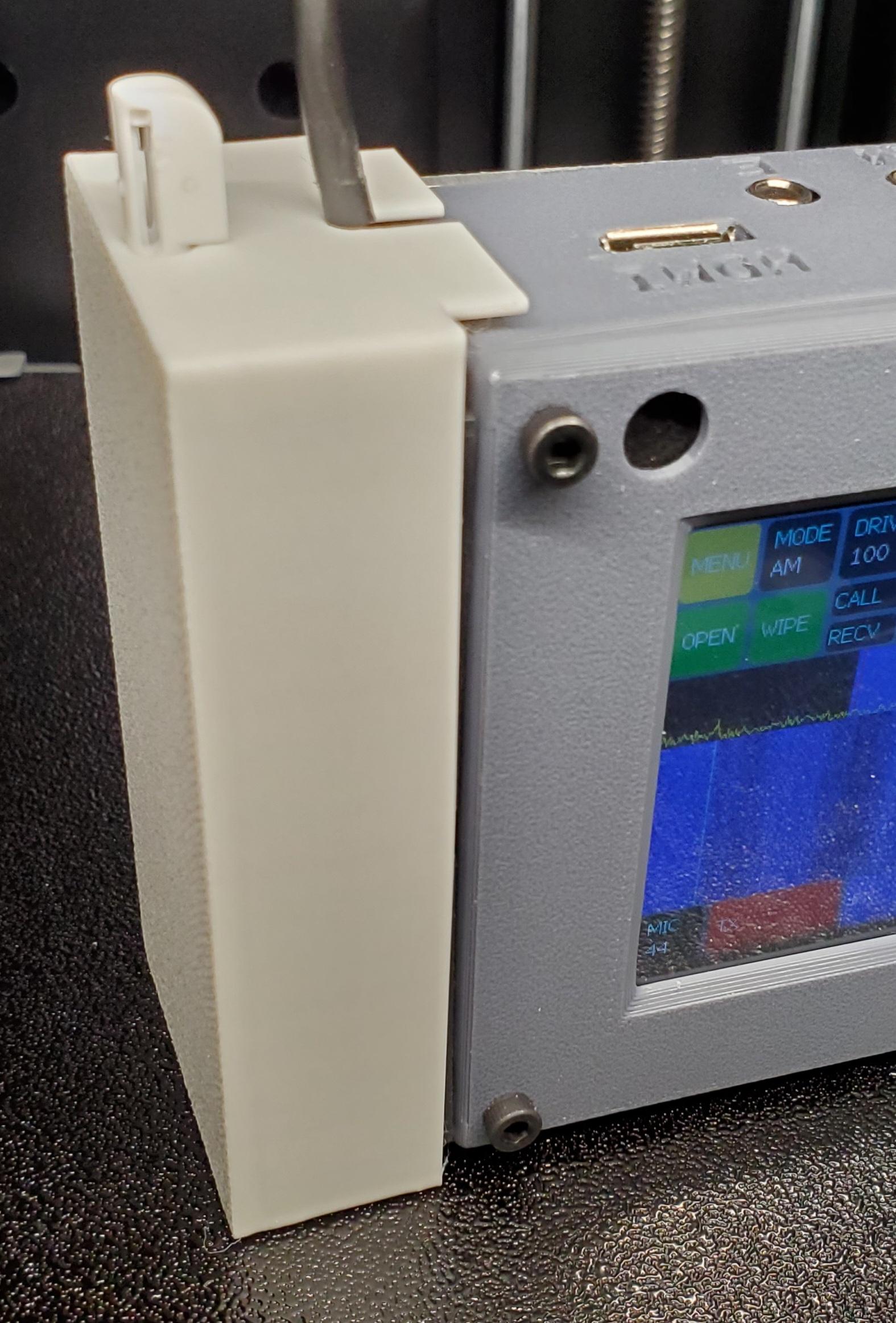 Battery cover for the zBitx HF Transceiver