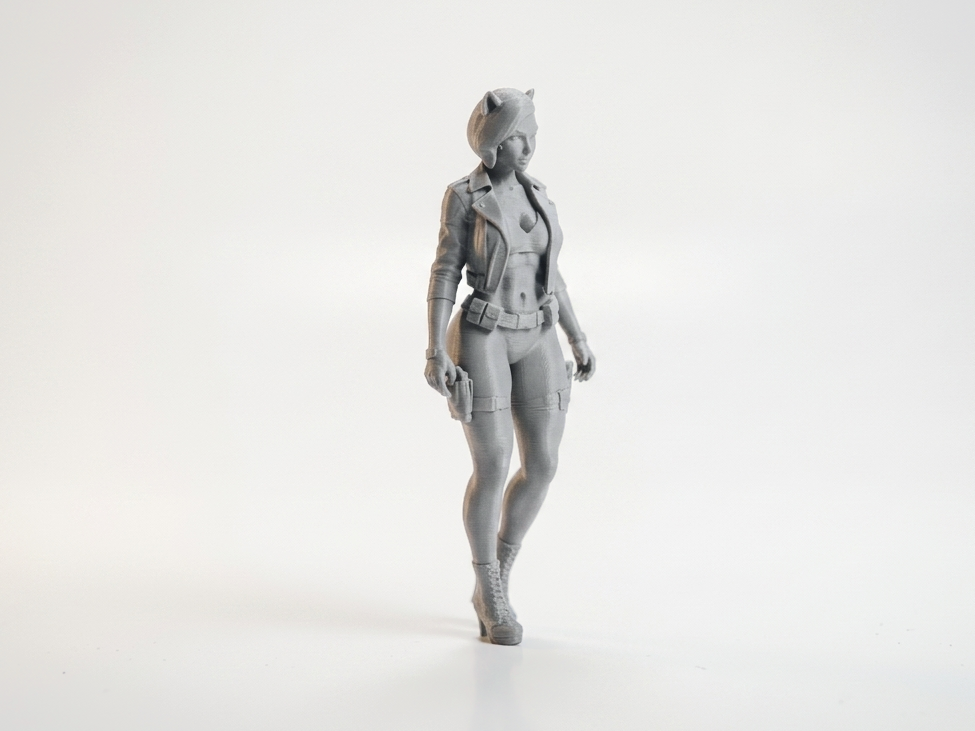 Cute Cat Girl Figurine Chibi Anime 3D Printable