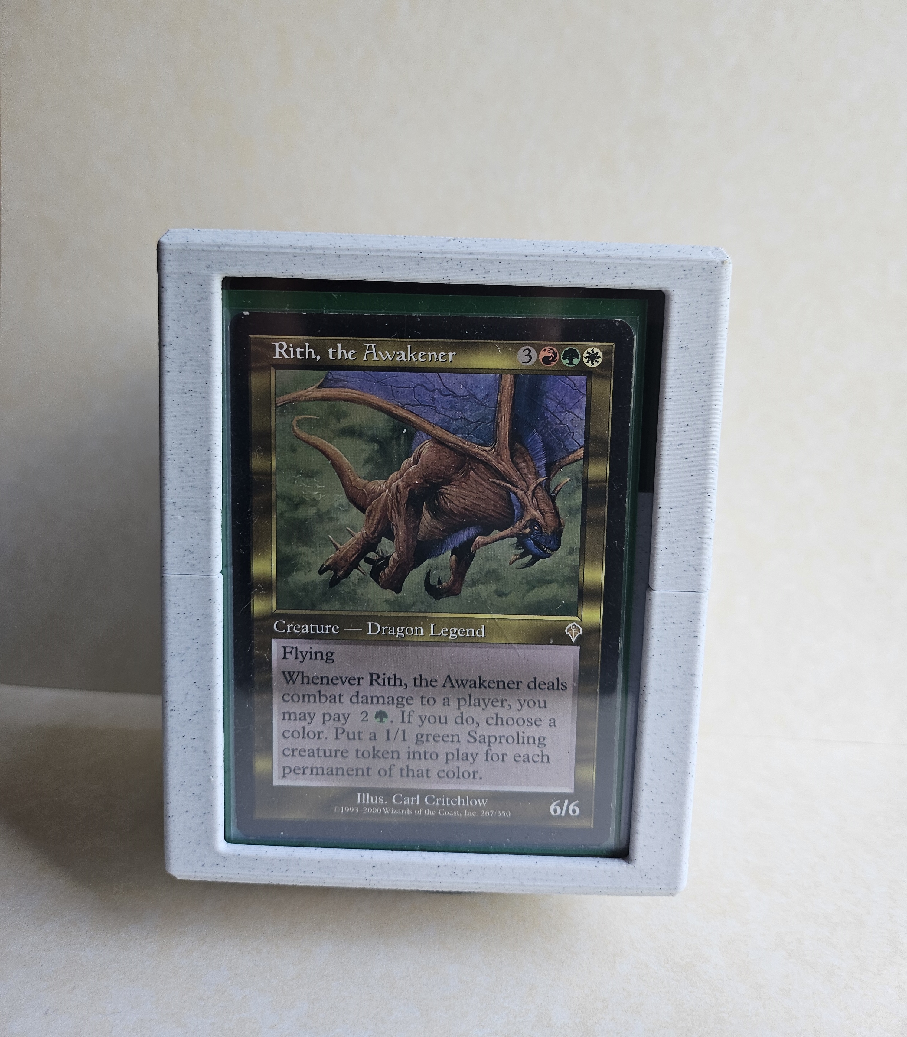 MTG Commander / Partner Commanders Deck Box - Hard Plastic Top Loader Window